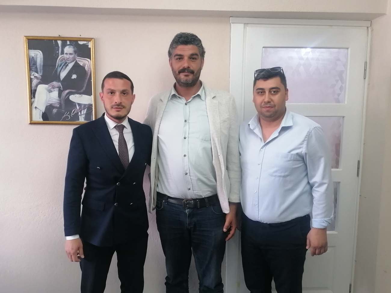 Memleket Partisi Aydın İl Başkanı Egemen Uza’ya Anahtar Parti’den ziyaret