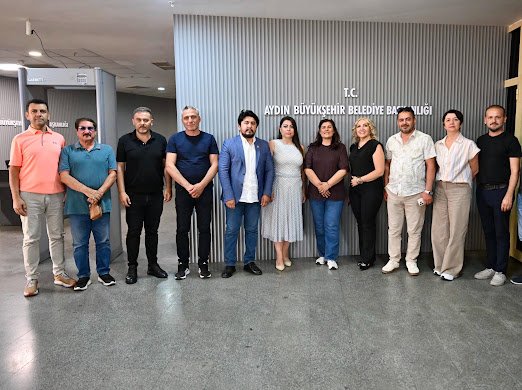 Başkan Çerçioğlu’na Aydın Büyükşehir Gazeteciler Cemiyeti’nden ziyaret