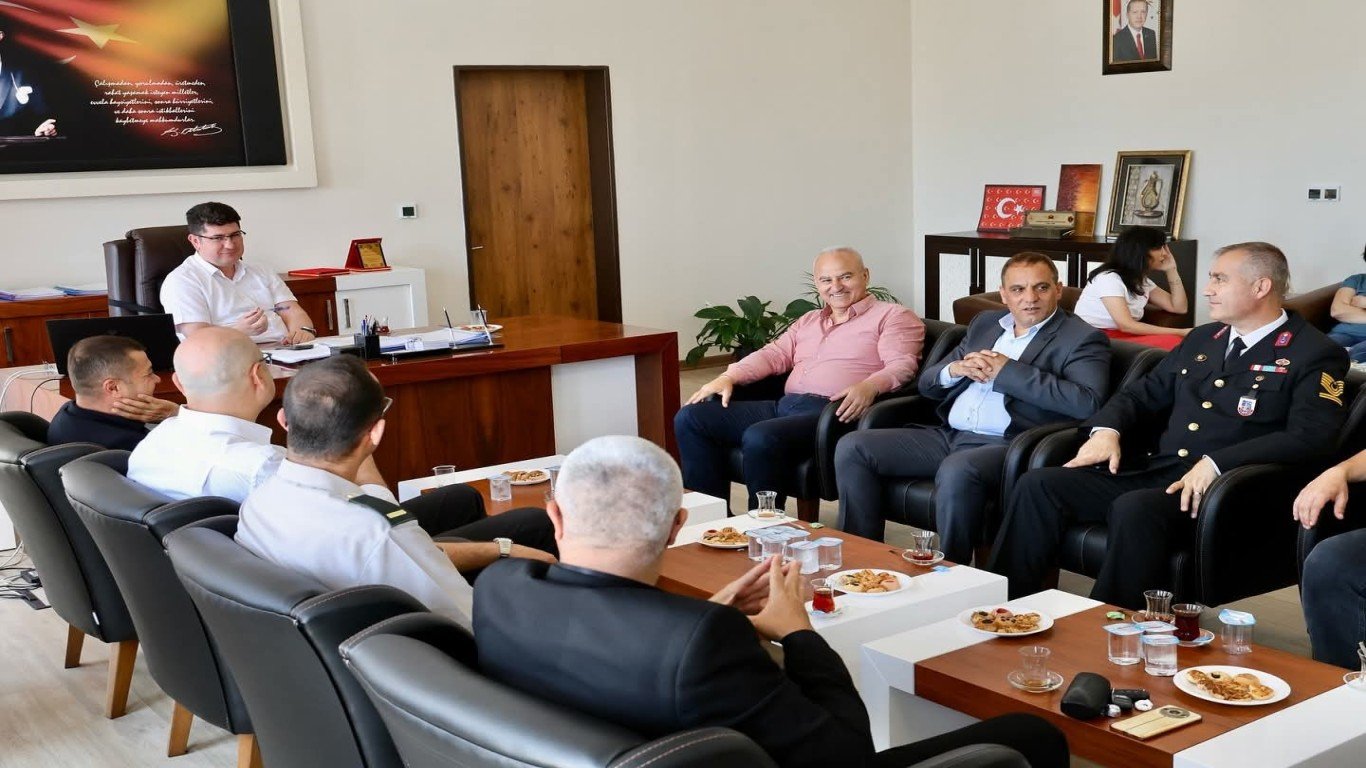 Çine Kaymakamı misafirlerini ağırladı