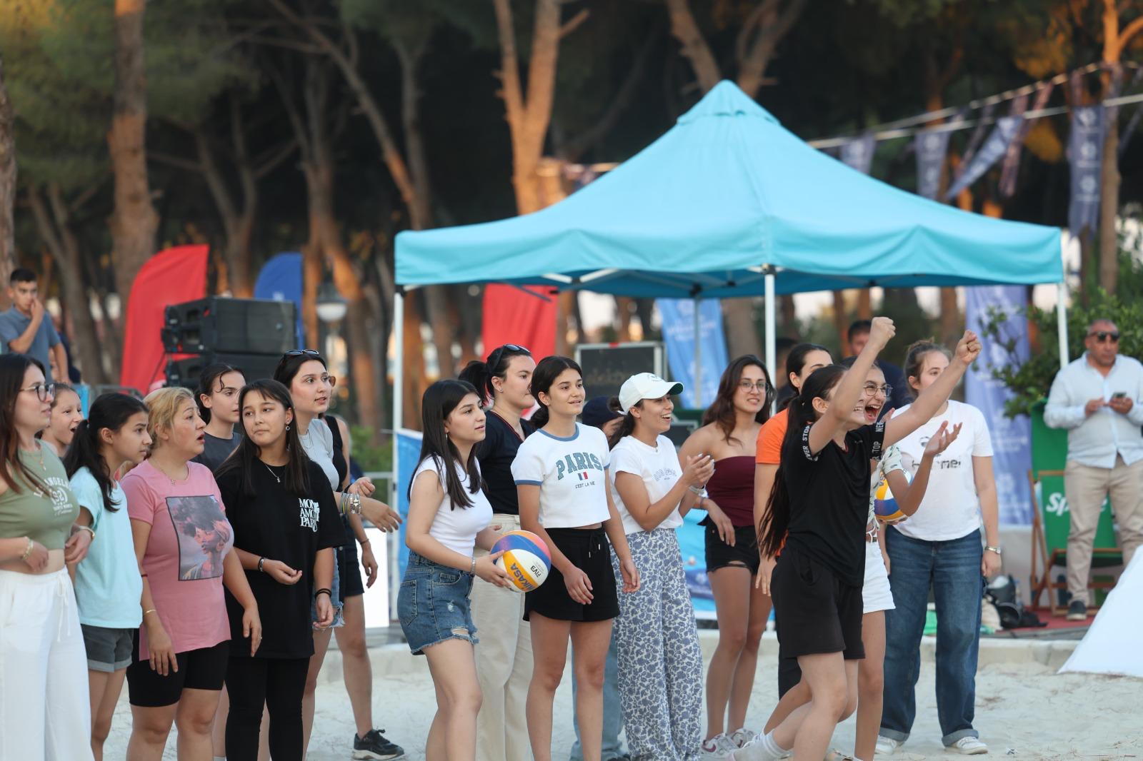 Başkan Çerçioğlu sporseverleri Aydın tekstil parkta buluşturdu