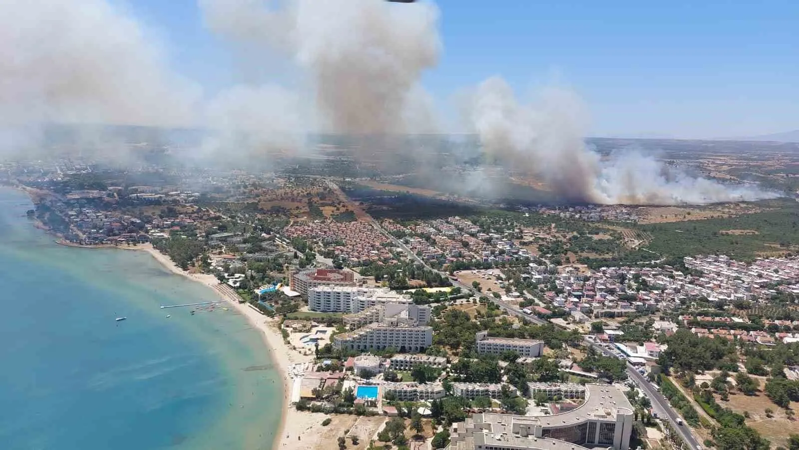 Didim’de makilik alanda yangın