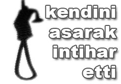 Banyoda kendini astı