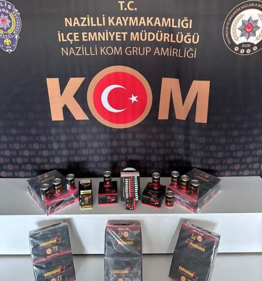 Nazilli’de ‘Cinsel güç artırıcı ilaç’ operasyonu