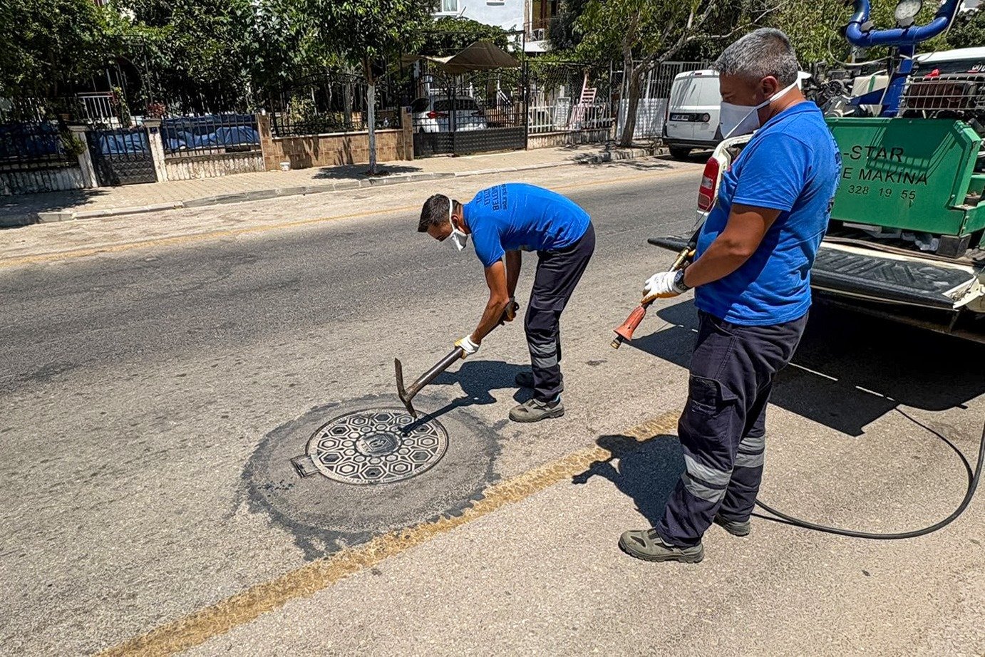 Başkan Yetişkin halk sağlığını koruyan çalışmalarına devam ediyor