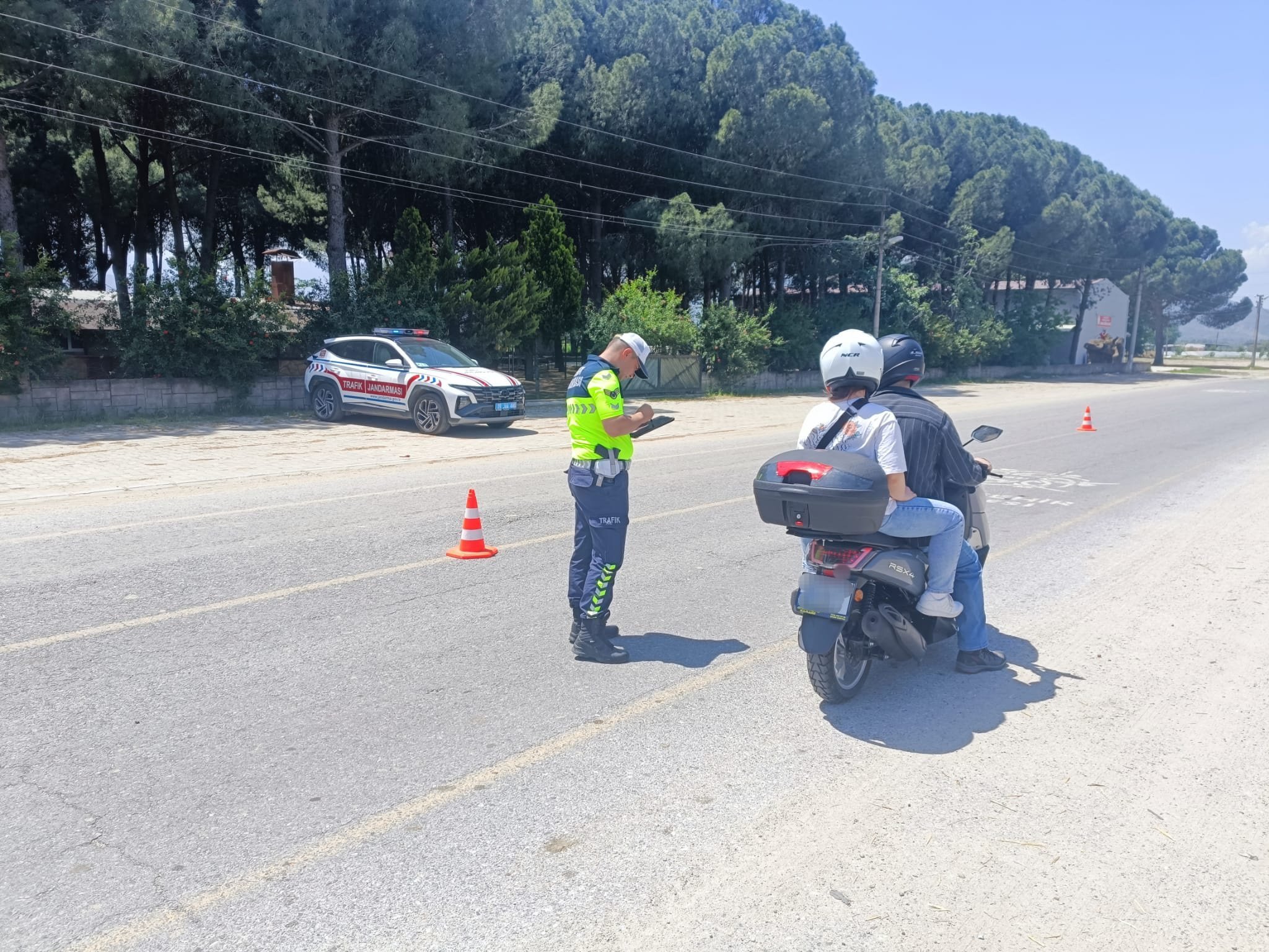 Aydın’da 155 motosikletliye ceza