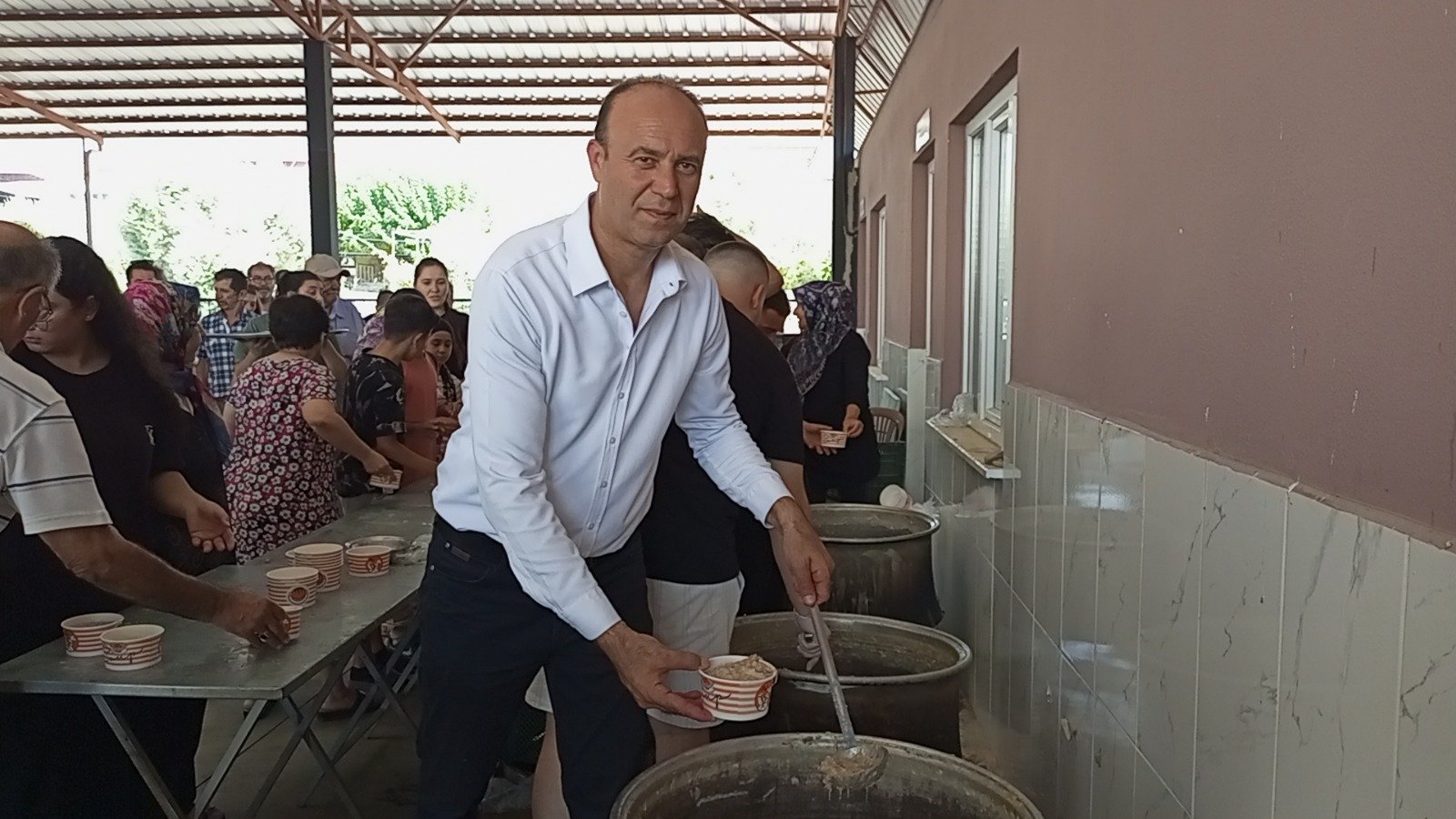 Nazilli’de keşkek kazanları ‘Yağmur yağsın’ diye kaynadı