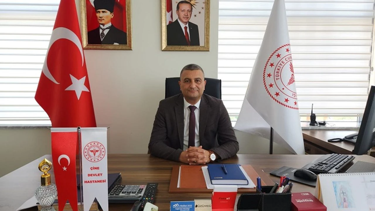 Çine Devlet Hastanesi’ne Yeni Başhekim: Dr. Levent Gül göreve başladı