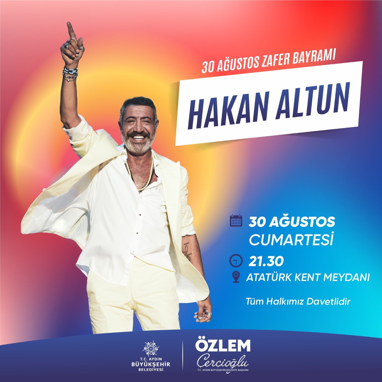 Başkan Çerçioğlu Aydınlıları 30 Ağustos Zafer Bayramı coşkusunu birlikte yaşamaya davet etti