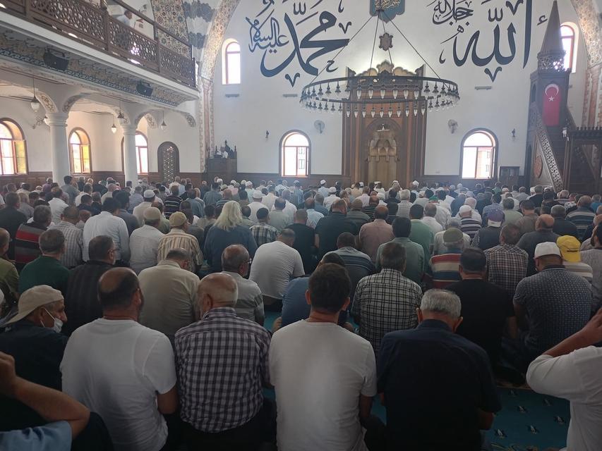 Müftü babadan oğluna son görev