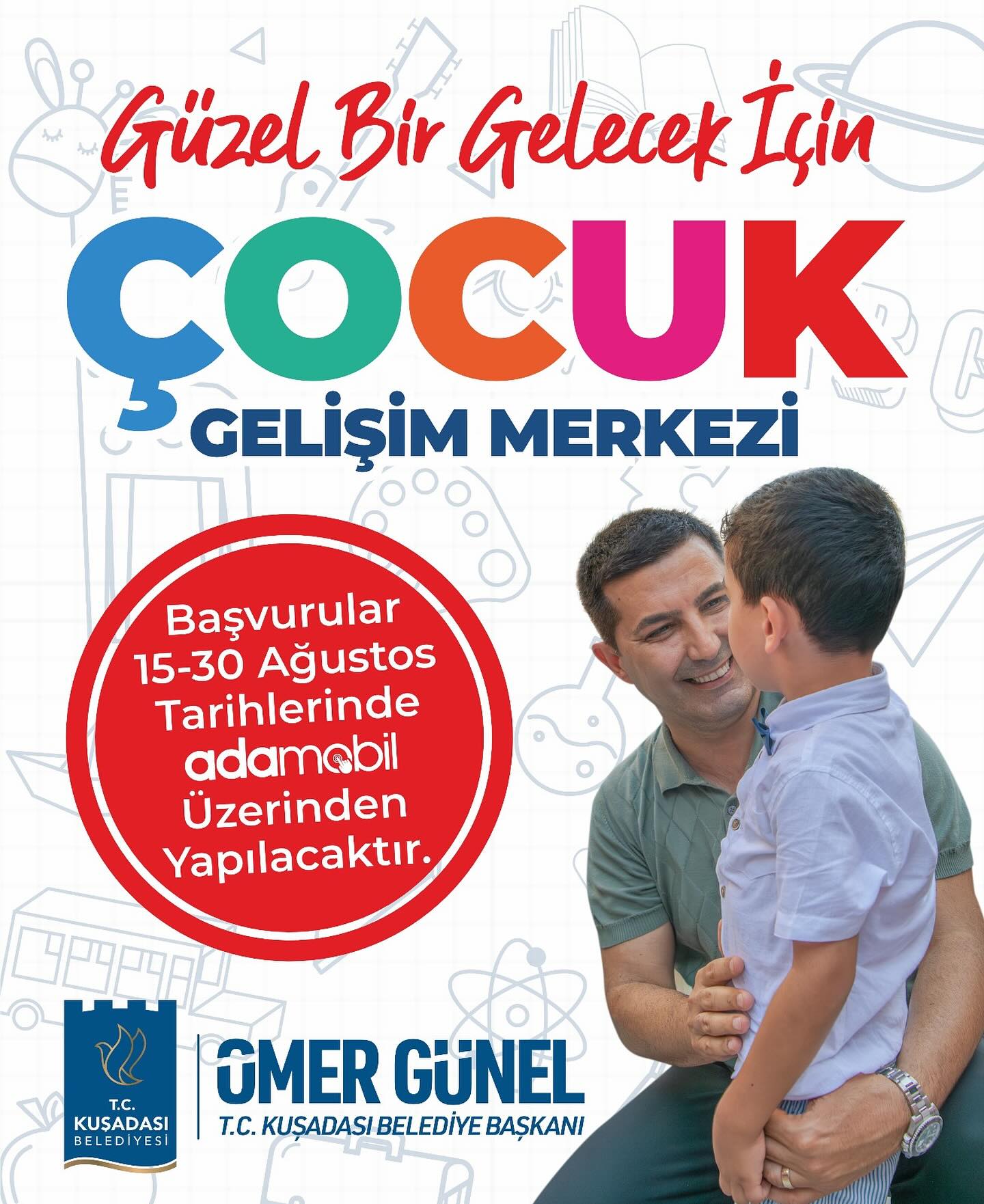 Kuşadası Belediyesi çocuk gelişim merkezi kayıtları başlıyor