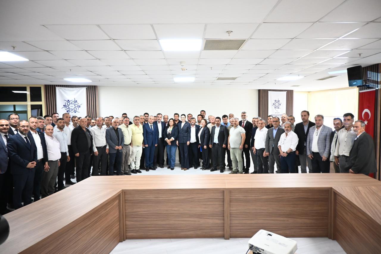 Başkan Çerçioğlu Koçarlılı Muhtarlar ile bir araya geldi