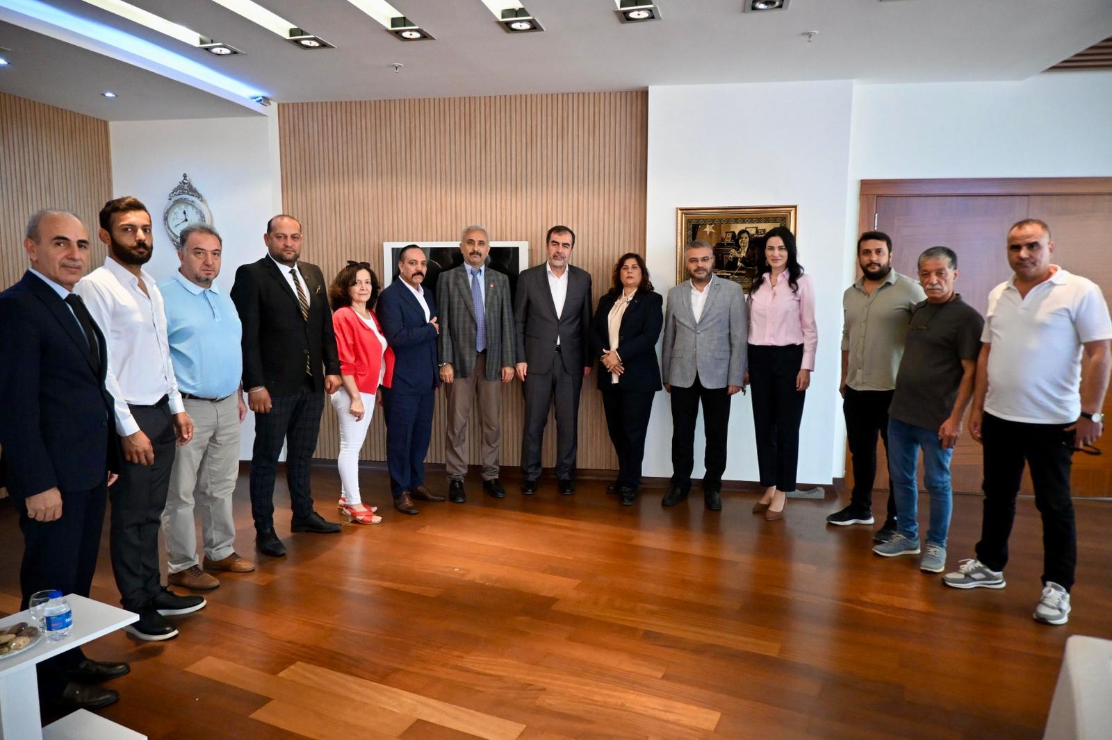 Başkan Çerçioğlu’na Ak Parti Aydın ve Büyük Birlik Partisi Aydın’dan ziyaret