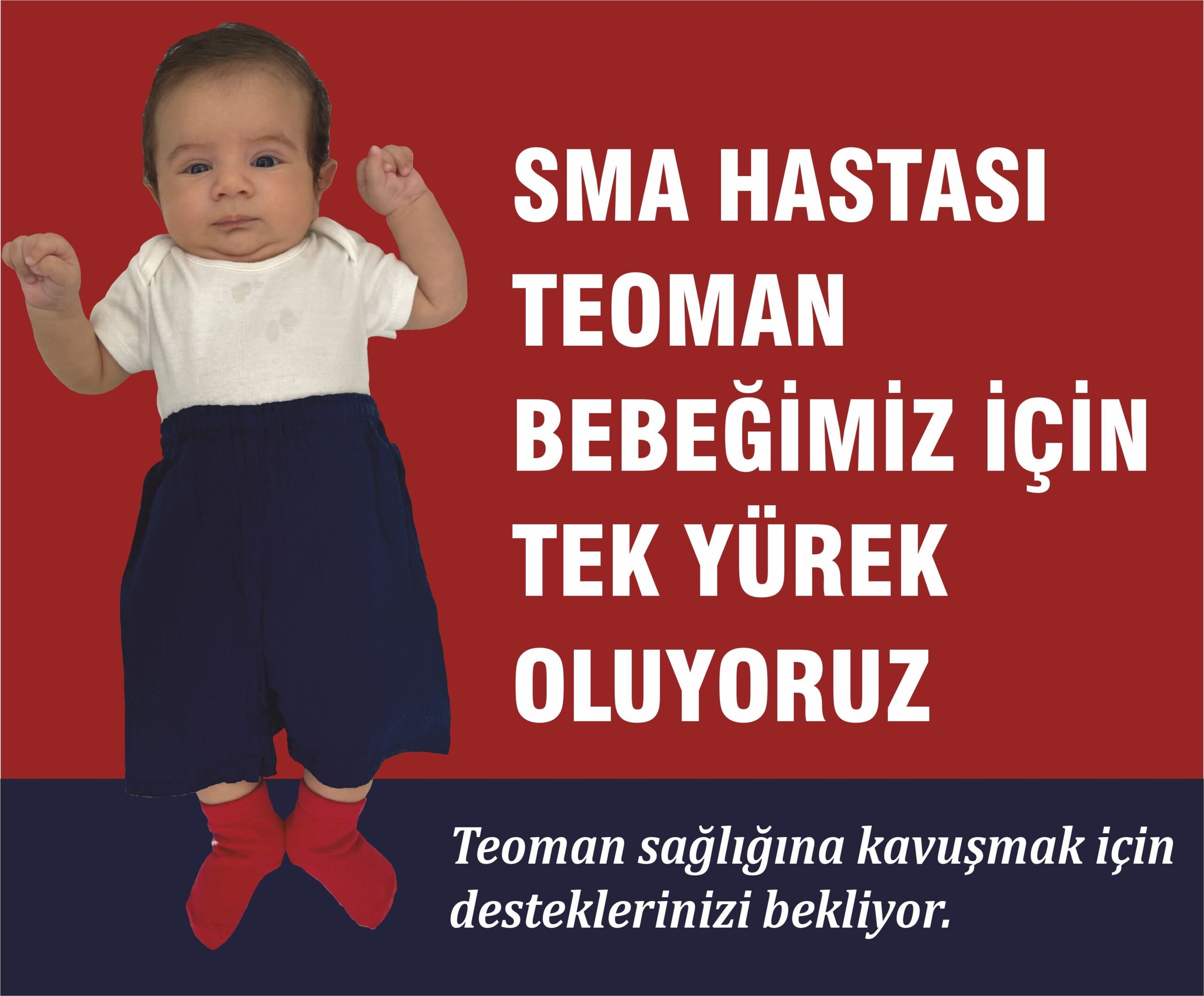 SMA hastası Teoman için tek yürek oluyoruz
