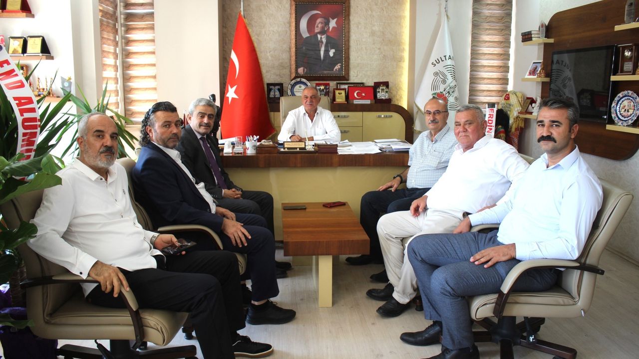 Alıcık’tan Cumhur İttifakı’na katılan iki başkana ziyaret