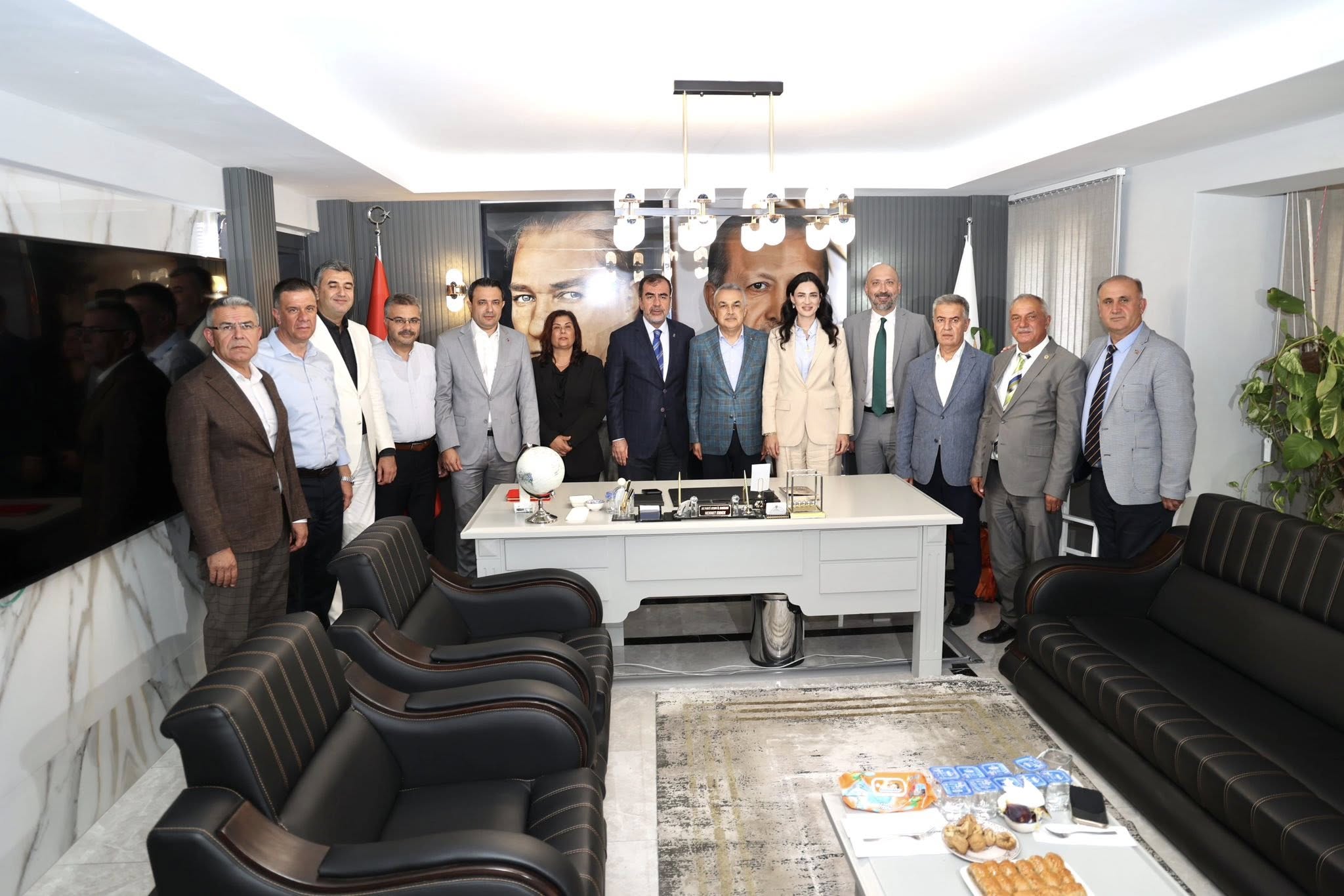 Başkan Çerçioğlu, AK Parti Aydın İl Başkanlığını ziyaret etti