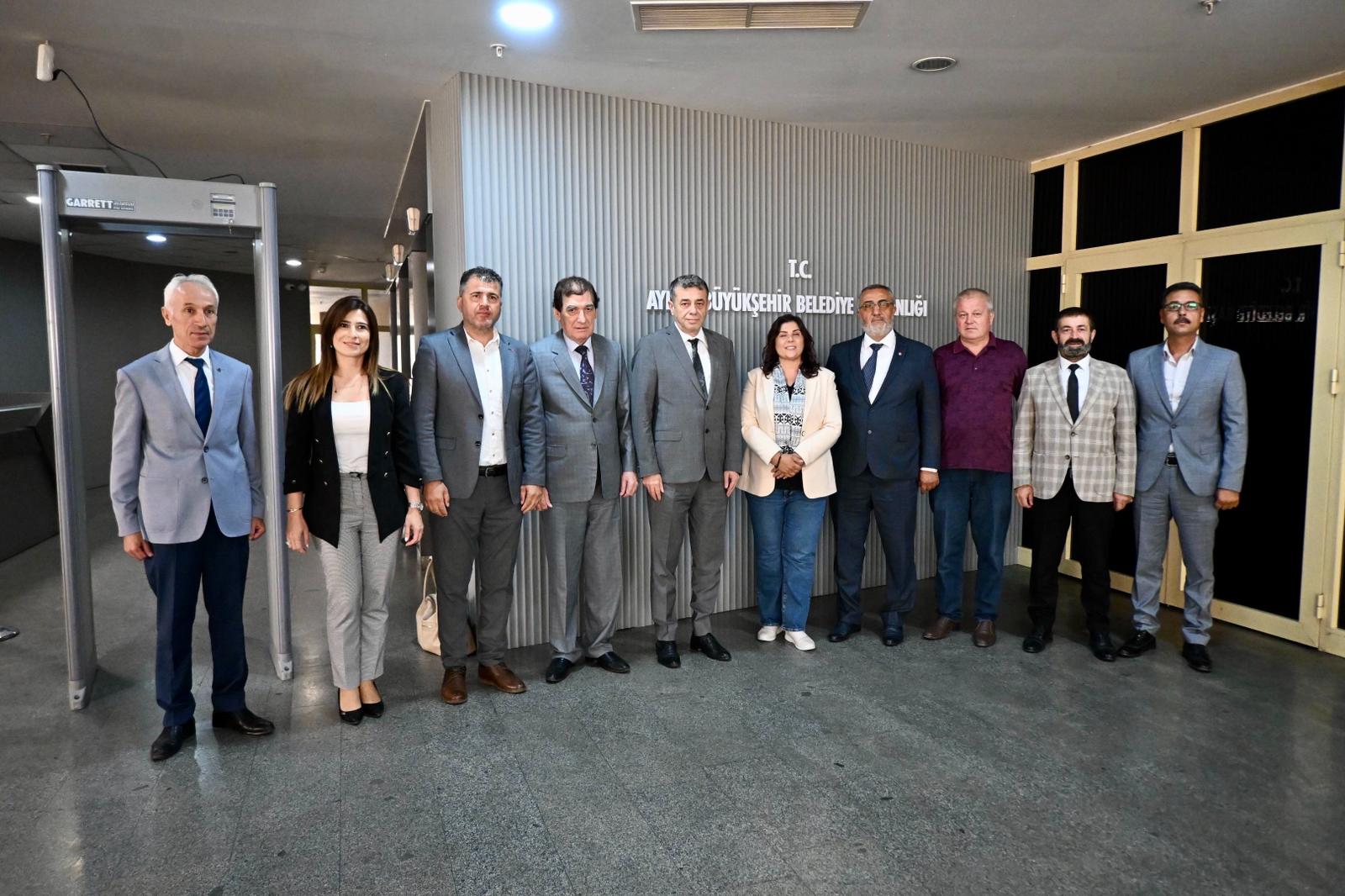 Başkan Çerçioğlu’na Esnaf ve Sanatkarlar Odaları Birliği’nden ziyaret