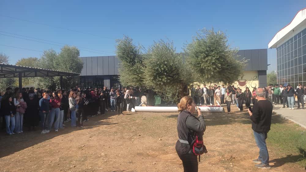 ADÜ’de  deprem tatbikatı gerçekleştirildi