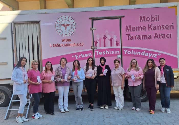 KETEM TIR’ı Çine’de ücretsiz kanser taraması yapıyor