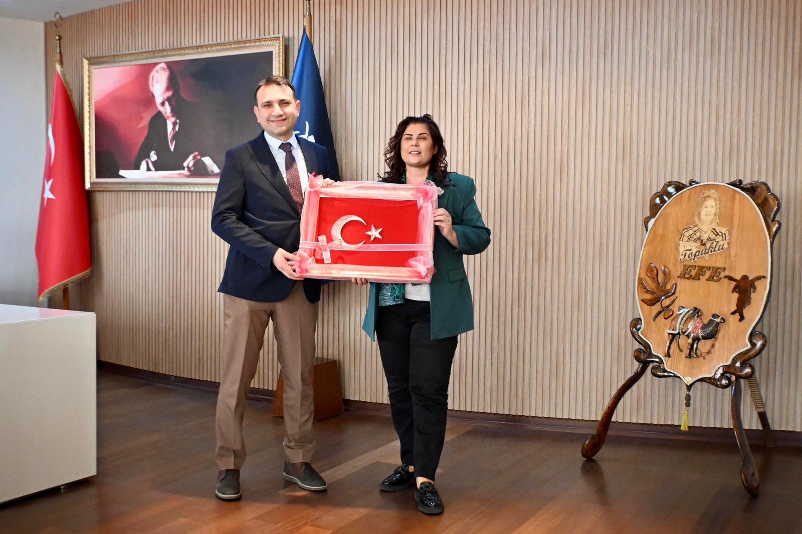 Başkan Çerçioğlu’na İl Milli Eğitim Müdürü Yiğit’ten ziyaret