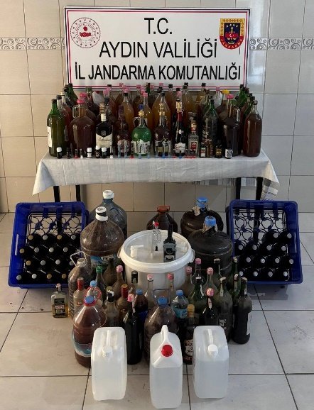Bozdoğan’da kaçak alkol operasyonu
