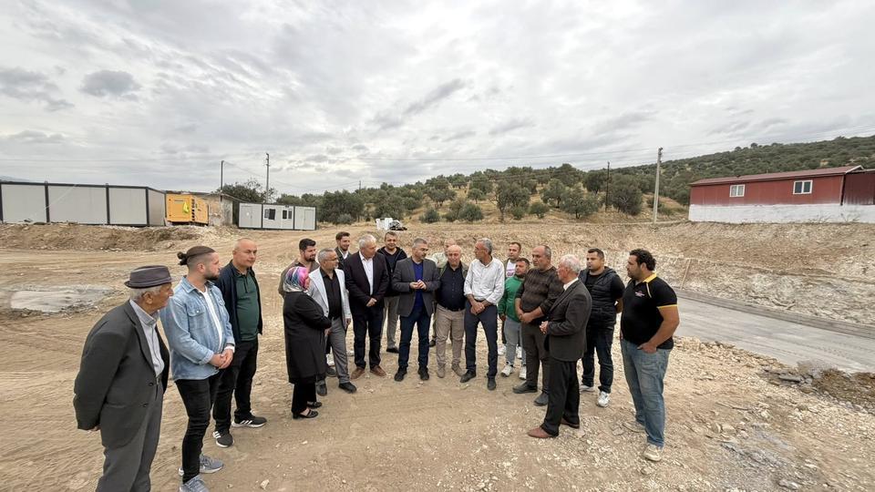 Özmen, Bozdoğan’da eğitim ve konut yatırımlarını inceledi