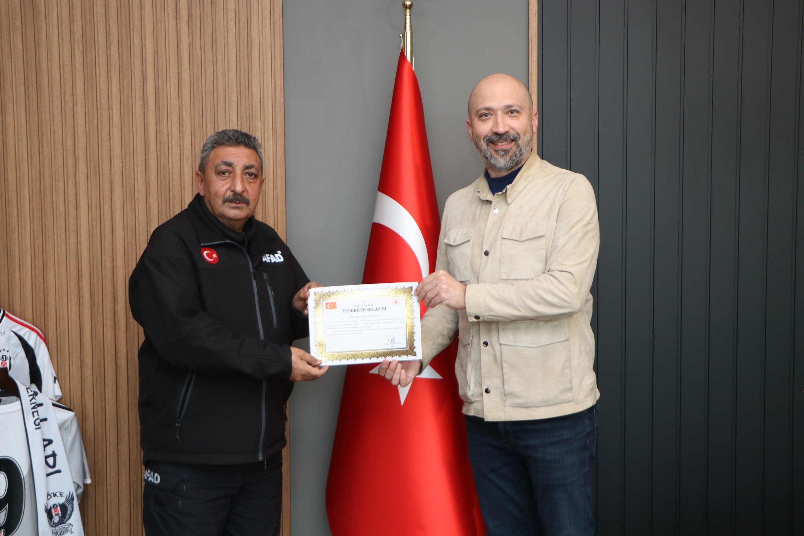 AFAD Aydın İl Müdürü Yalçın Mumcu’dan Başkan Arıkan’a ziyaret