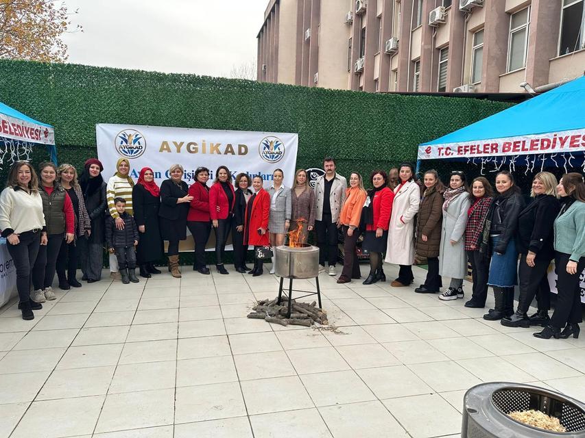 AYGİKAD’ın Yılbaşı Pazarı’nda bir araya geldi