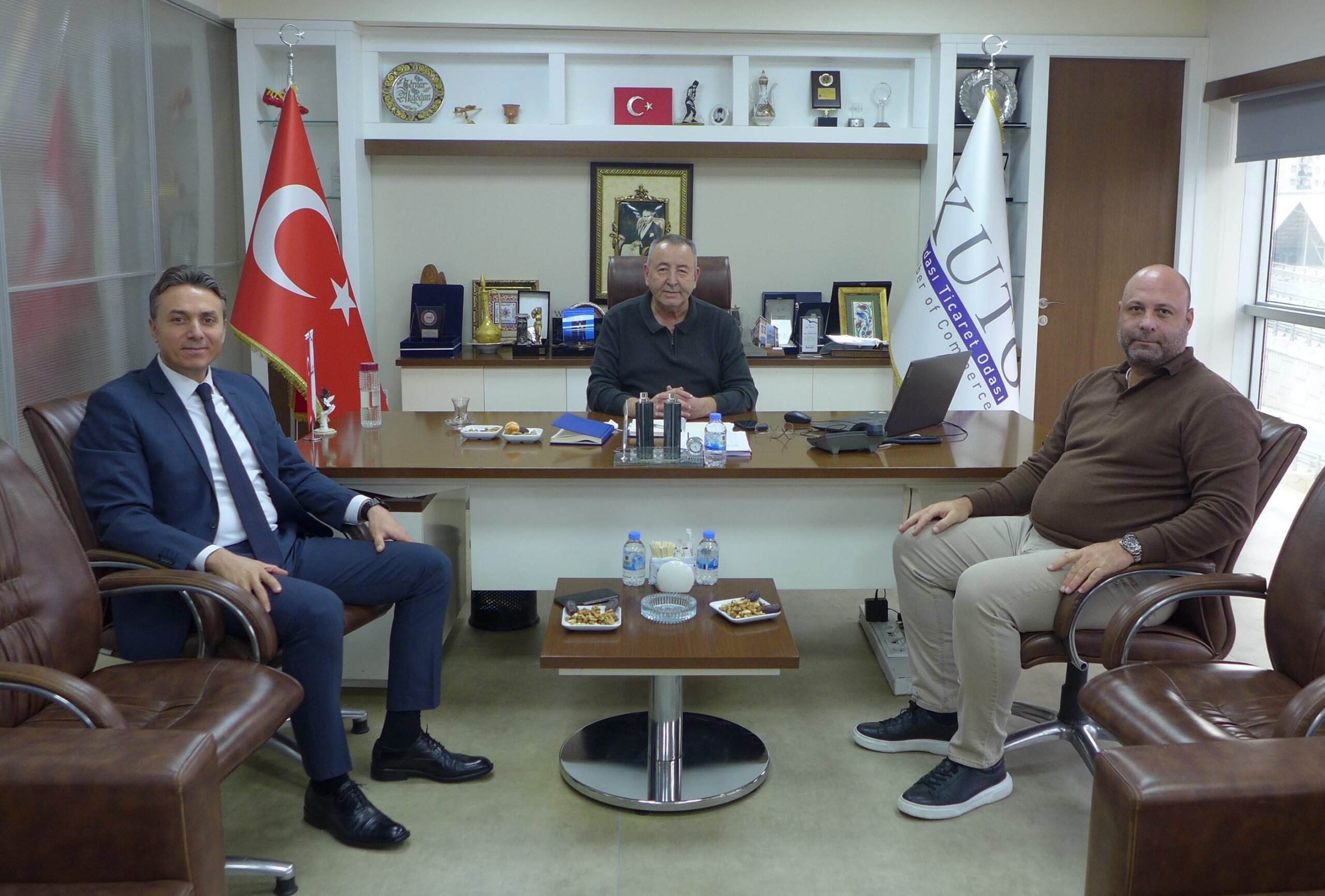 Kuşadası İlçe Emniyet Müdüründen Kuşadası Ticaret Odası’na  ziyaret