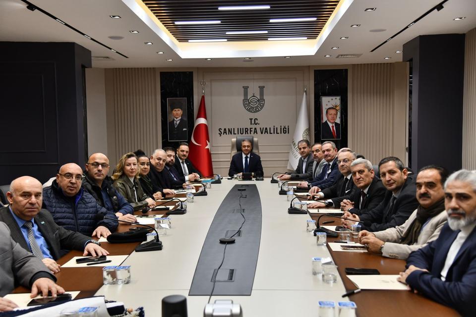 TİMBİR heyetinden Şanlıurfa Valisi Hasan Şıldak’a ziyaret