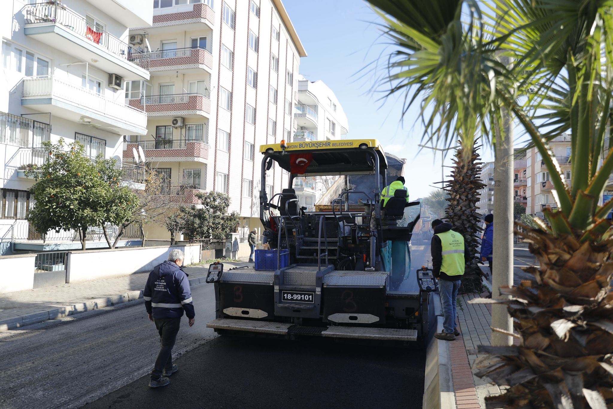 Aydın’ın ulaşım altyapısını güçlendiren çalışmalar başkan Çerçioğlu’nun öncülüğünde devam ediyor