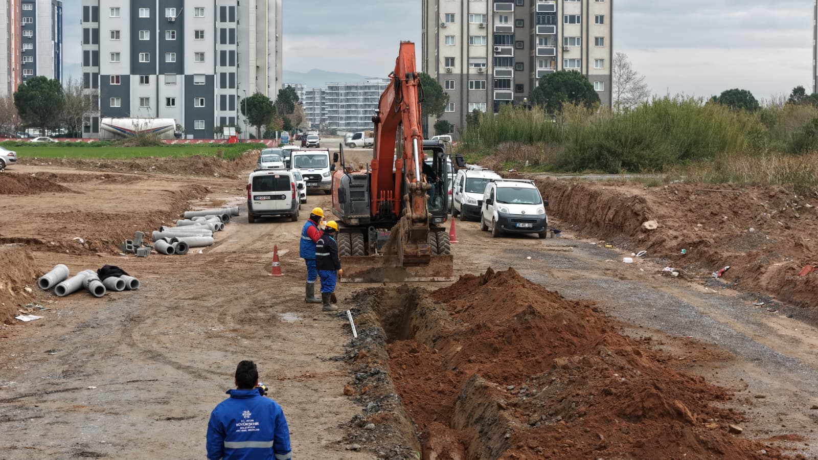 Başkan Çerçioğlu’nun çalışmaları ile Efeler’in altyapısı güçleniyor