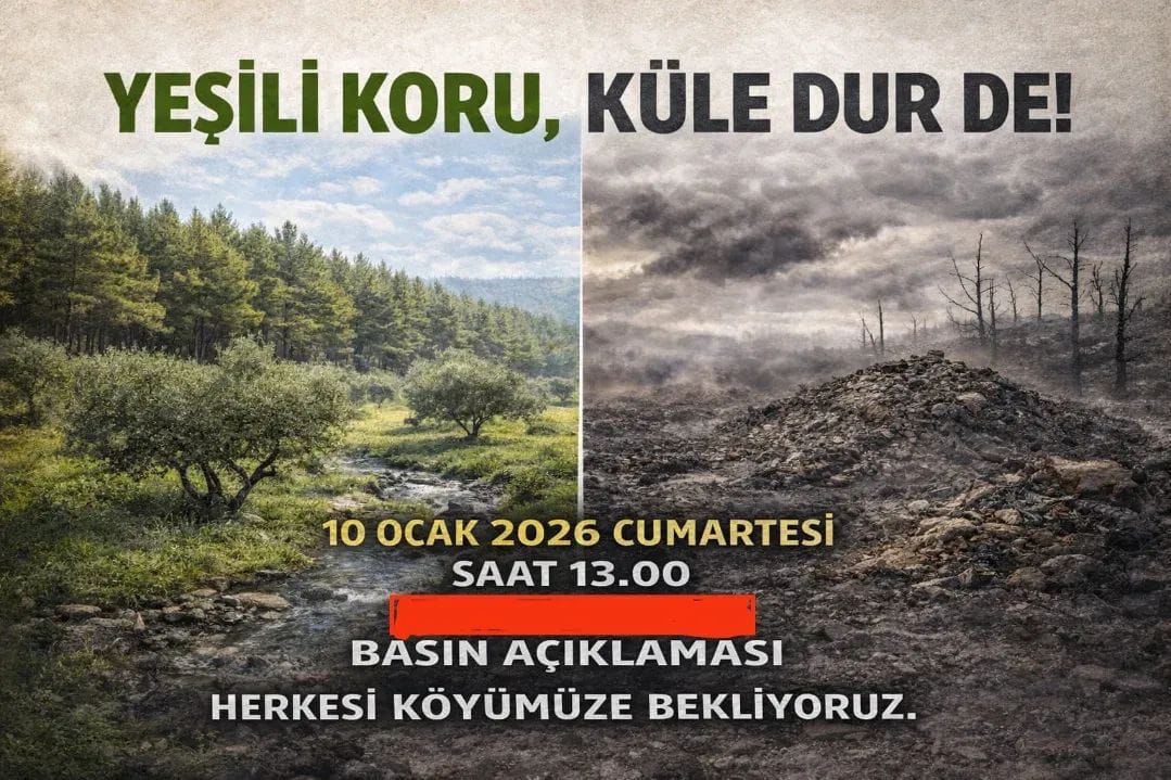 “Yeşili Koru, Küle Dur De!” Çağrısı: Sofular’da Basın Açıklaması 10 Ocak’ta