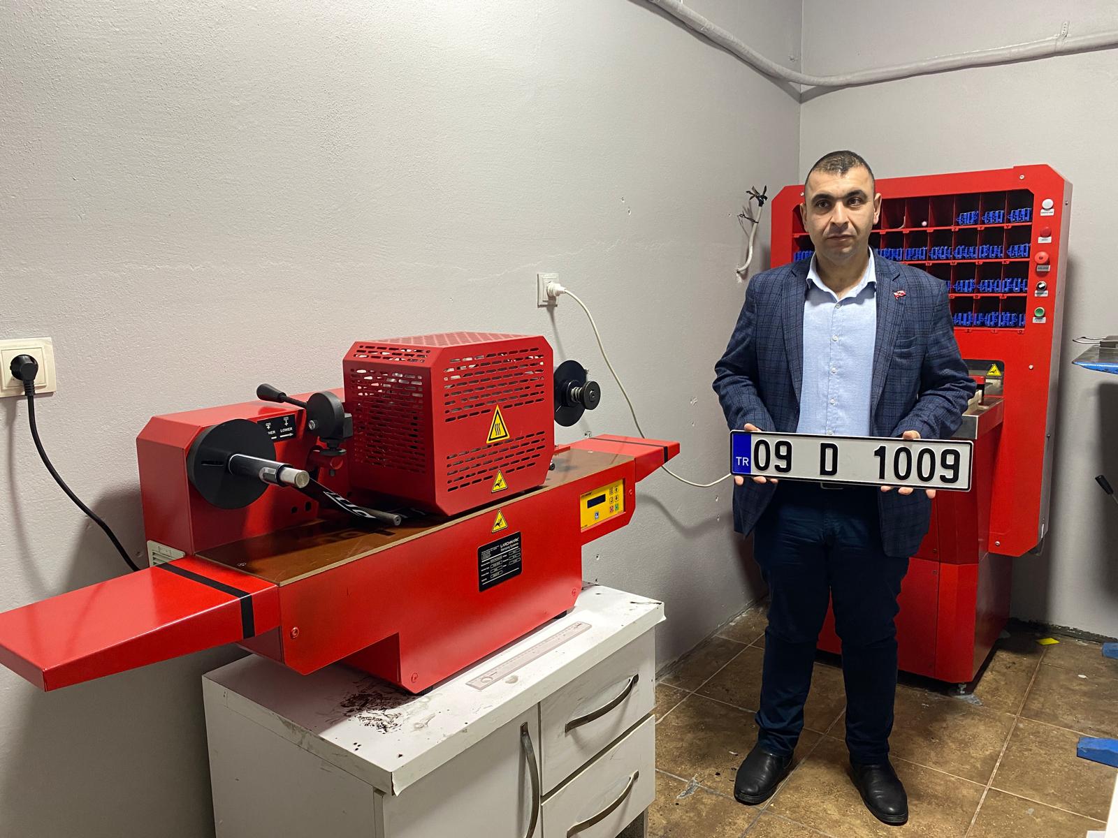 Didim’de plaka basım işlemlerinde nakit dönemi sona eriyor