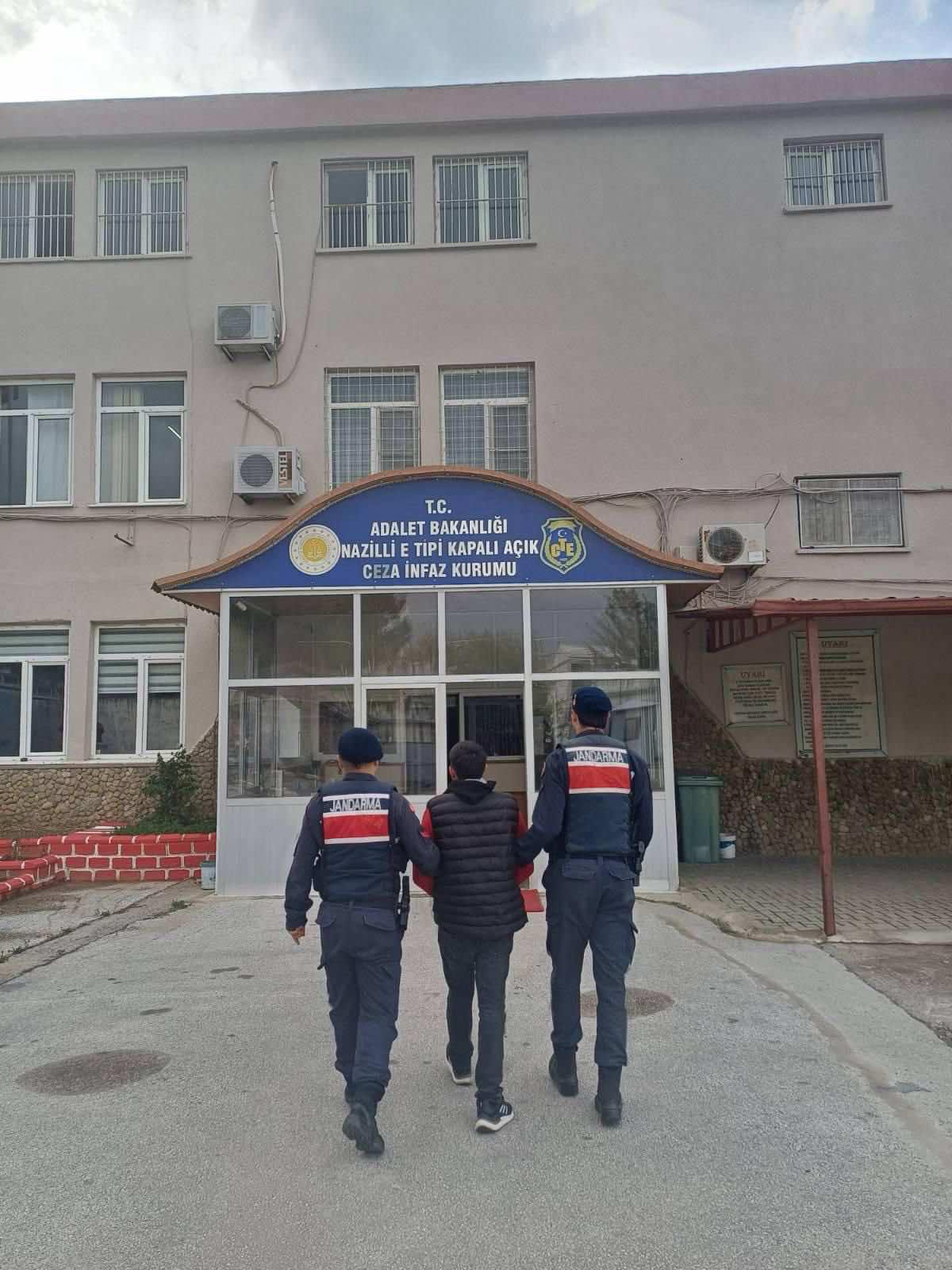 Nazilli’de 13 yıl cezası bulunan şüpheli yakalandı