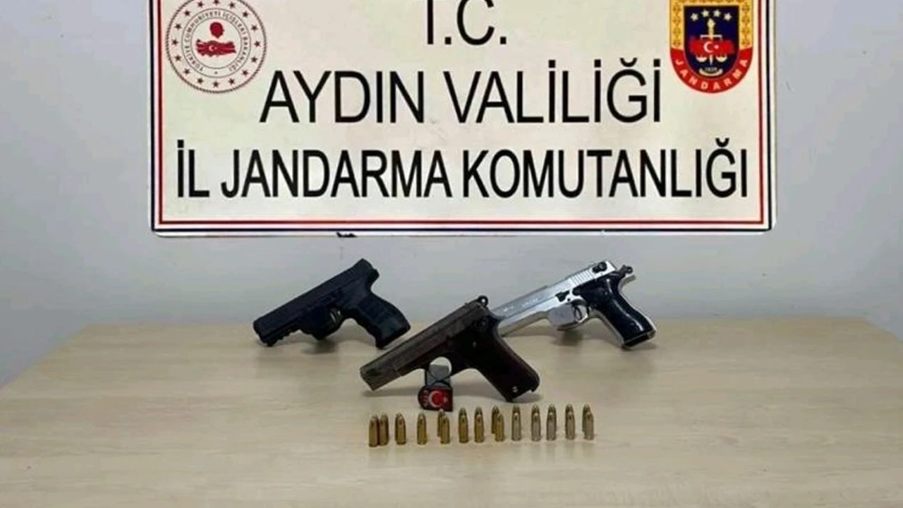 Söke’de kaçak silah operasyonu