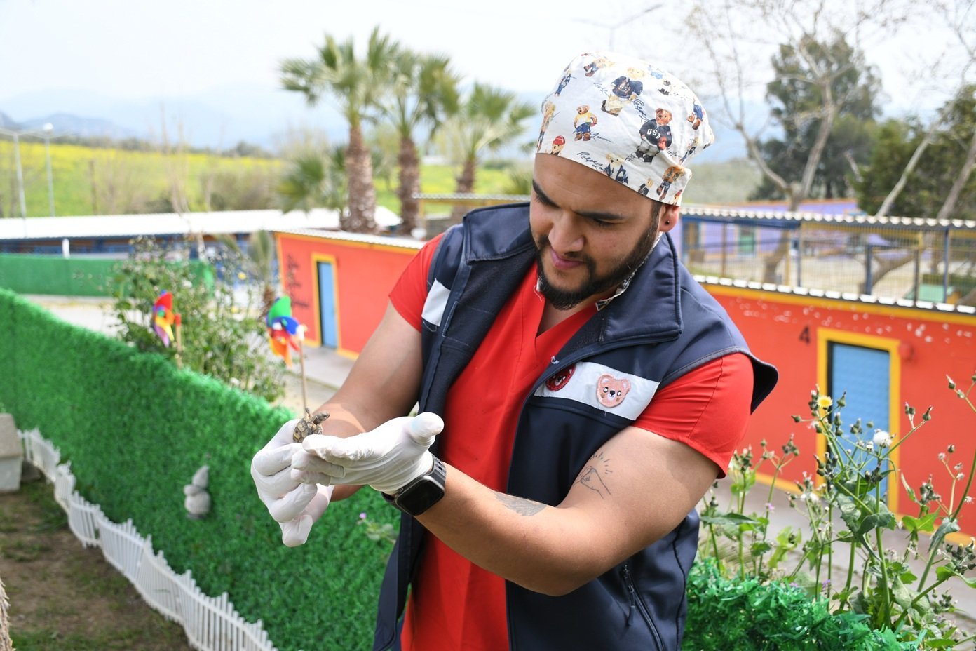 Evcil hayvan bakım ve rehabilitasyon merkezinin yeni sakinleri için özel yaşam alanı