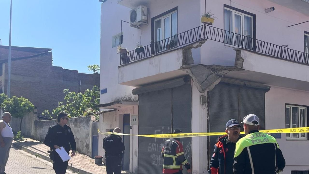 Aydın’da balkon çöktü: 2 yaralı
