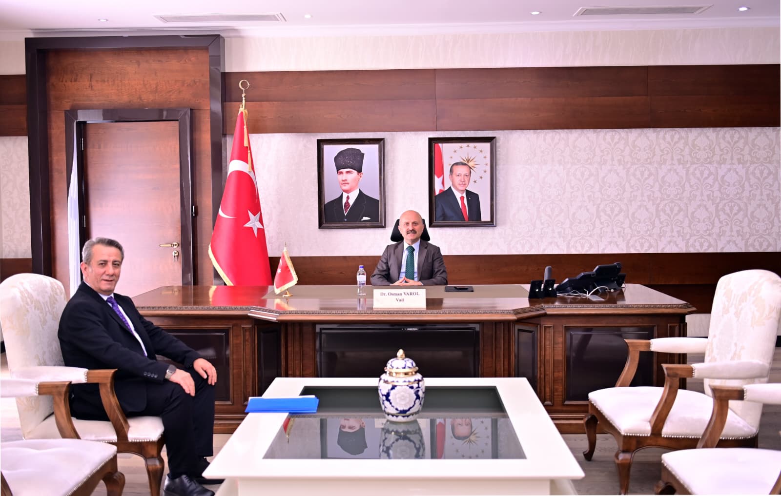 Başkan Anıl Yetişkin’den Vali Osman Varol’a nezaket ziyareti