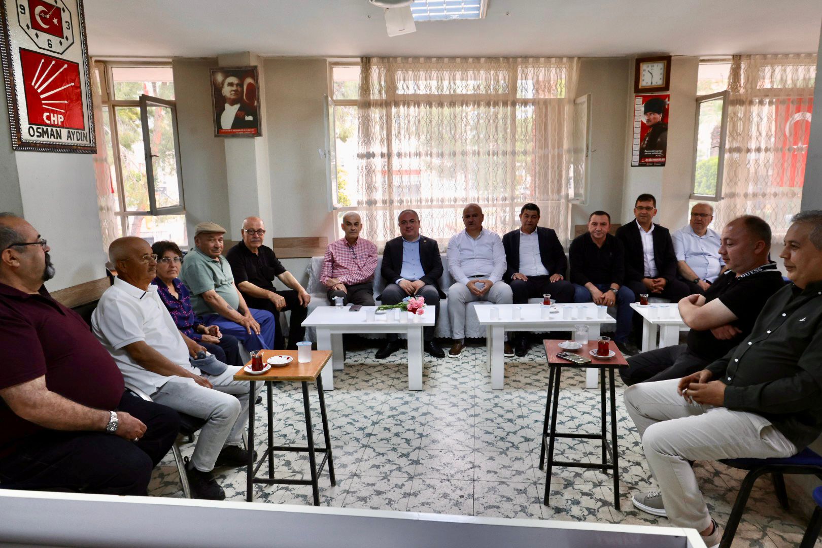 CHP Milletvekili Karakoz, Çine’de partililerle bayramlaştı