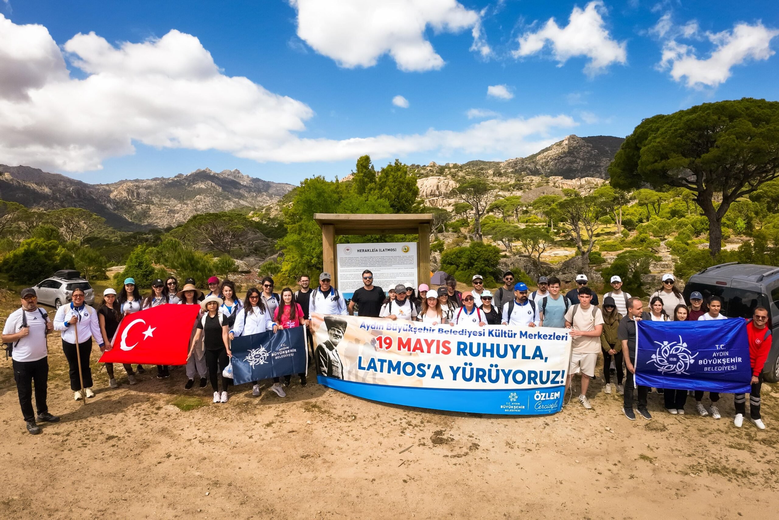 Çerçioğlu, 19 Mayıs Atatürk’ü Anma, Gençlik ve Spor Bayramı kapsamında Aydınlı gençler için Trekking etkinliği düzenledi