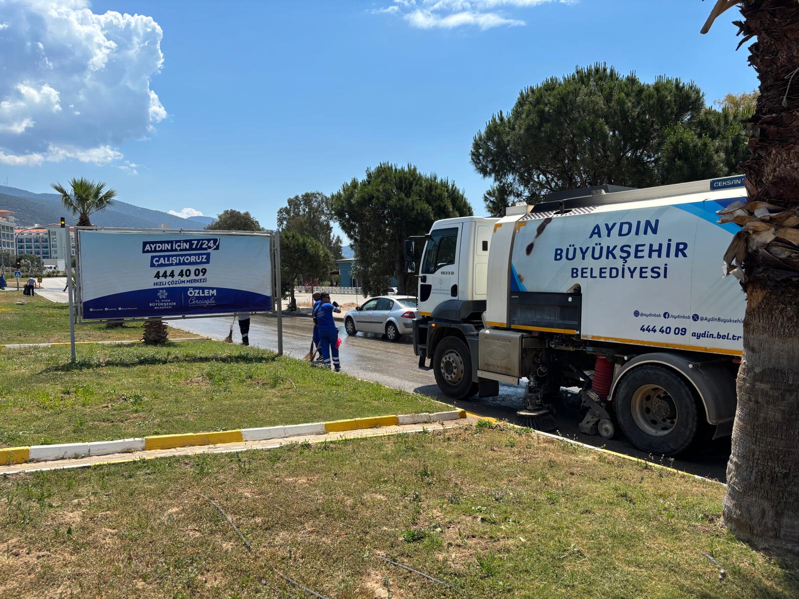 Aydın Büyükşehir Belediyesi bayram boyunca da vatandaşların hizmetinde