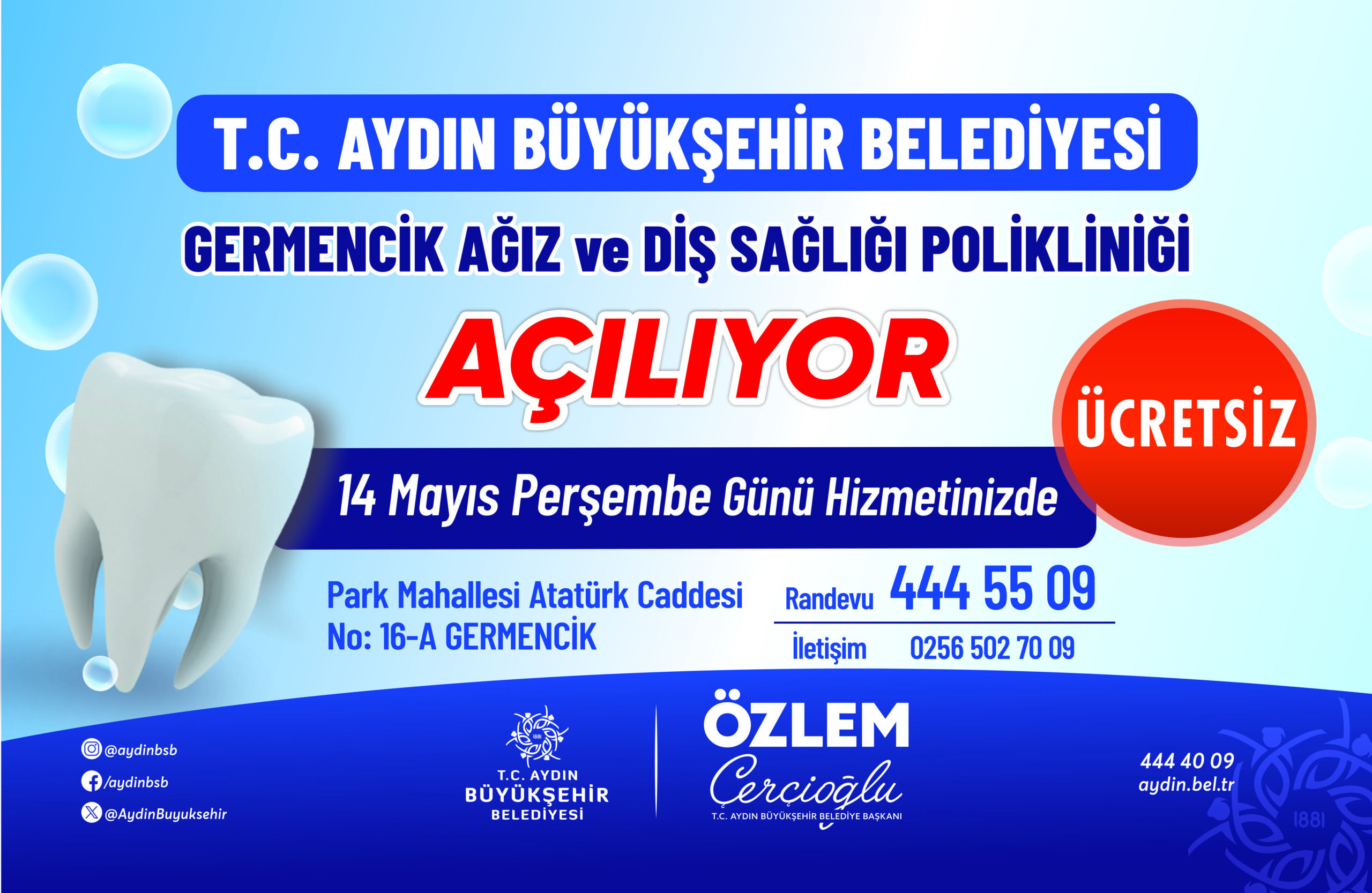 Başkan Çerçioğlu’ndan Aydın’a bir sağlık yatırımı daha