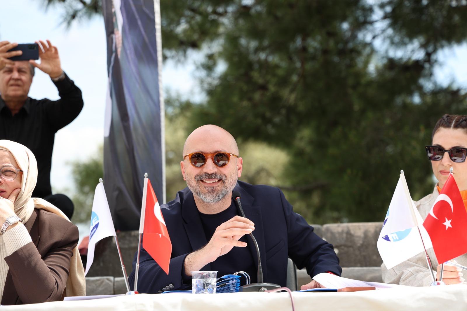 Söke’de tarihin kalbi Priene’de meclis toplantısı yapıldı