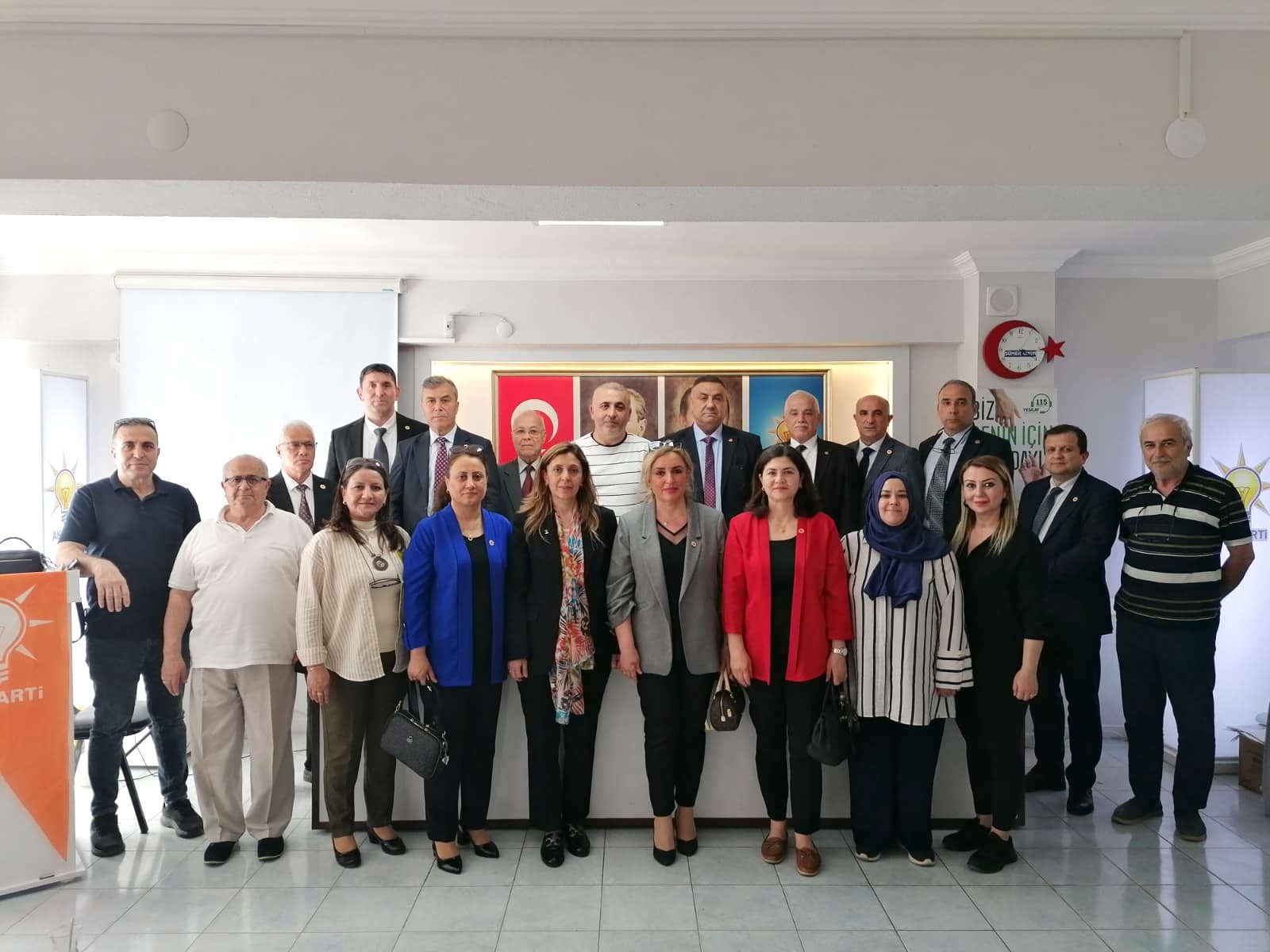 TEMAD Nazilli’den, AK Parti ve MHP İlçe Başkanlıklarına ziyaret