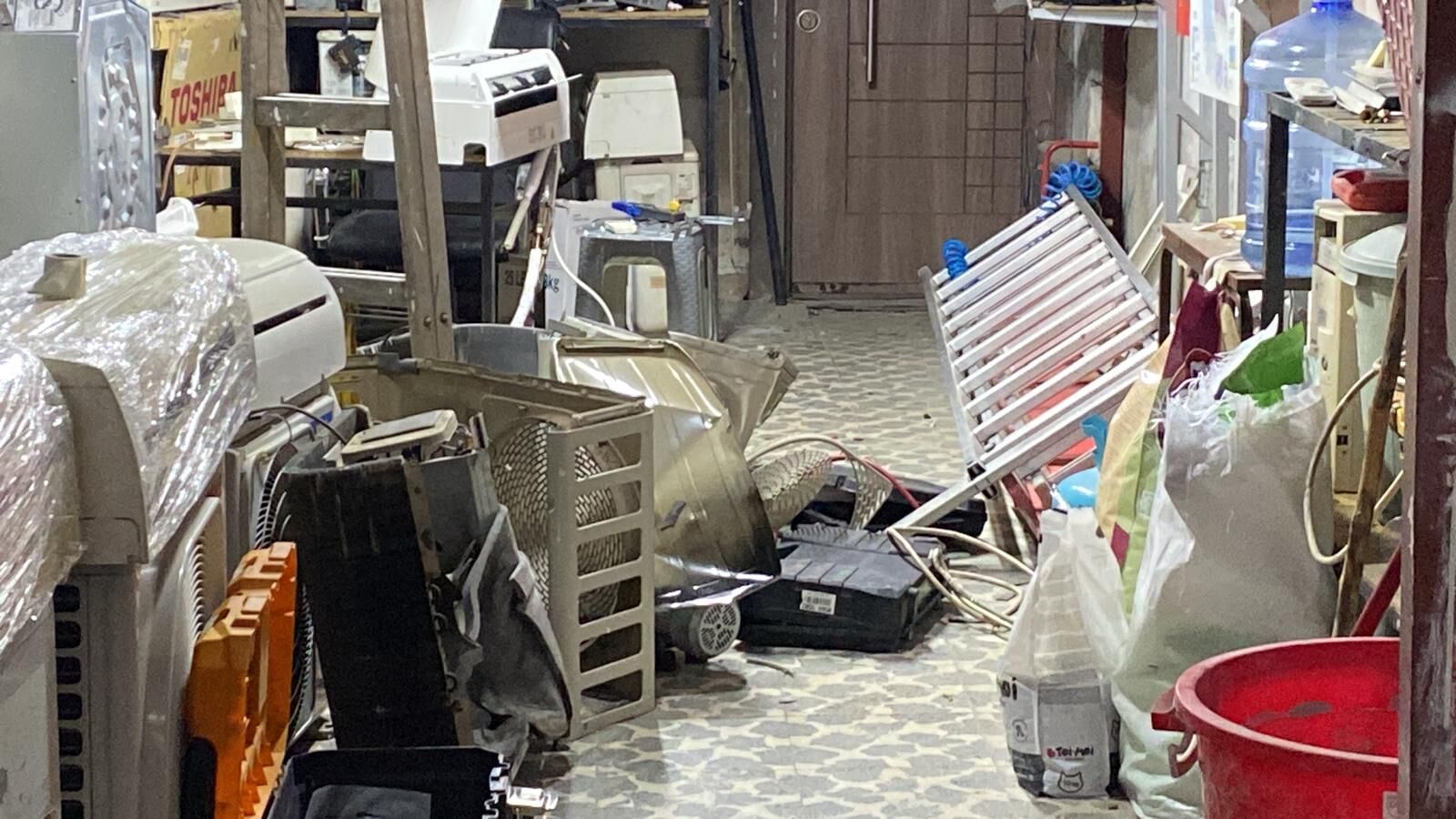 Nazilli’de klima motoru patladı: 3 yaralı