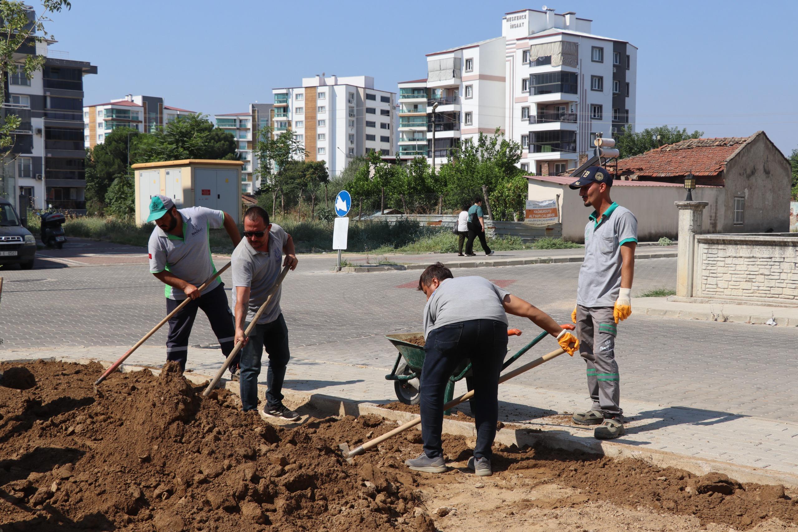 Nazilli Belediyesi hizmet atağını sürdürüyor