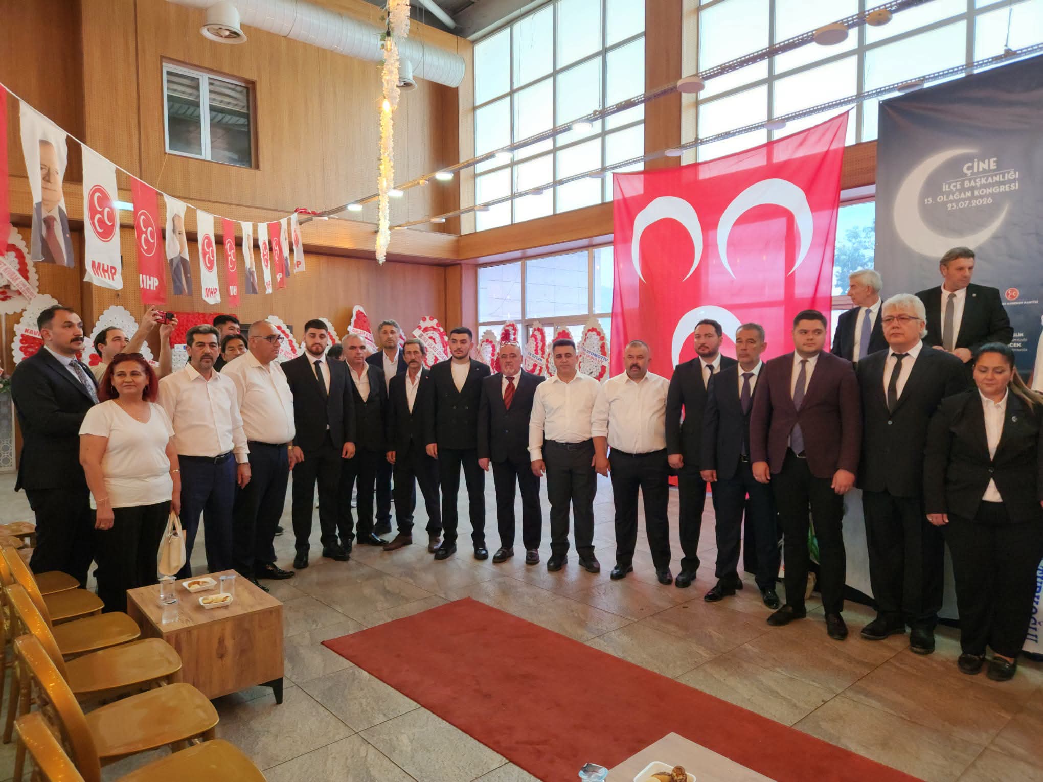 MHP Çine’de Zübeyir Özdemir güven tazeledi