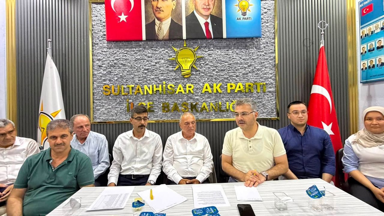 Özmen, Sultanhisar’da partililerle buluştu