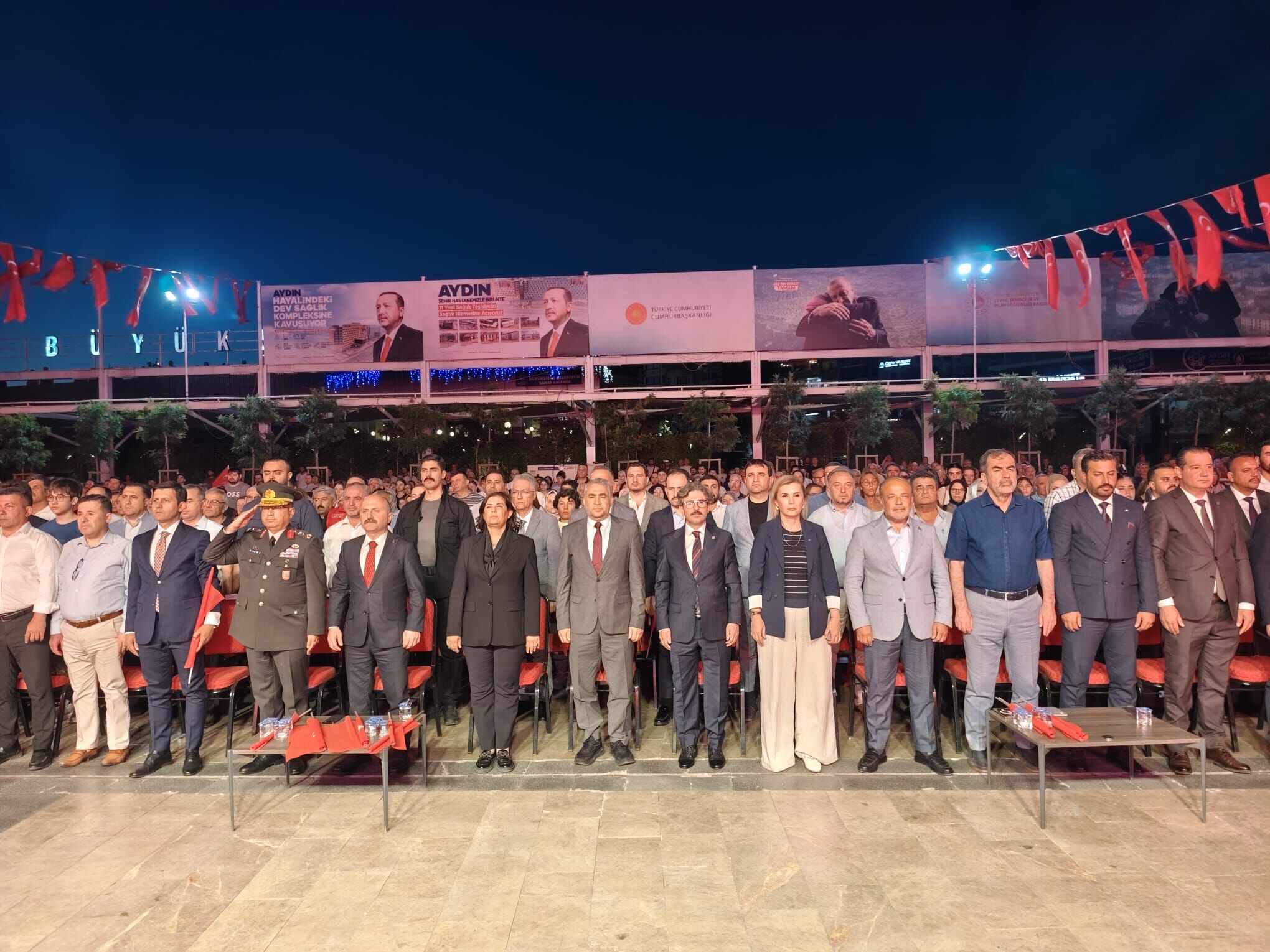 Aydın’da 15 Temmuz düzenlenen törenle kutlandı