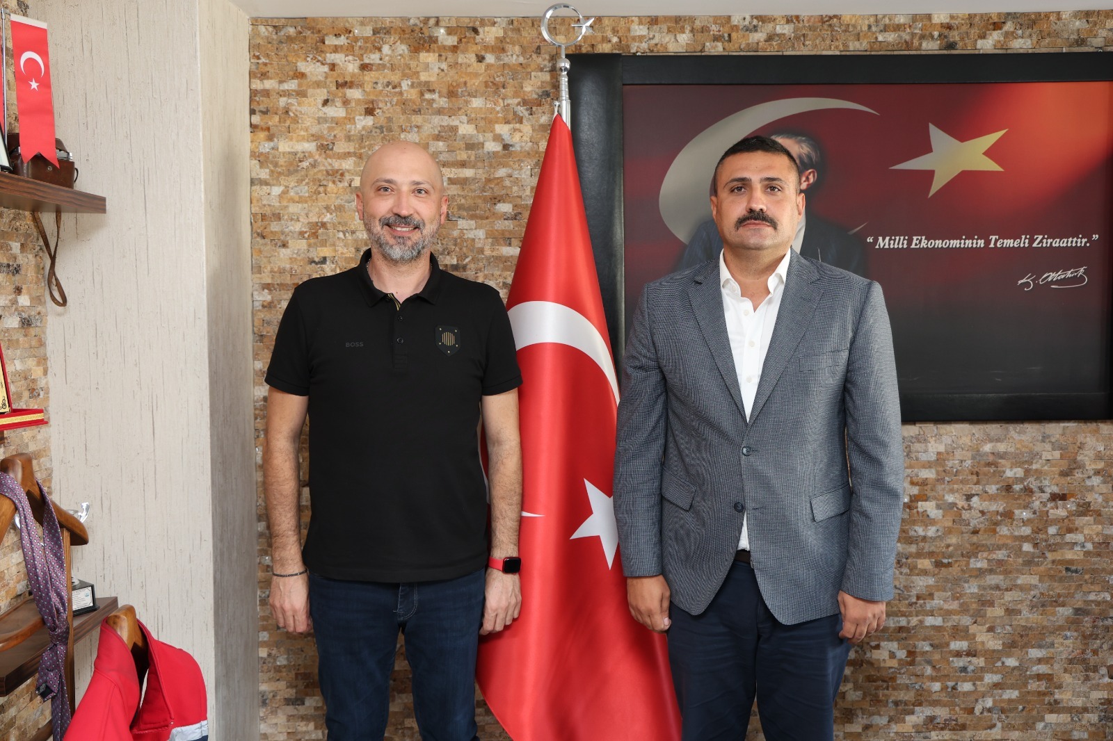 Başkan Arıkan’dan İlçe Tarım ve Orman Müdürü Ünal ile bir araya geldi